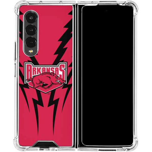 University of Arkansas-Fayetteville Razorbacks Galaxy Z Fold4 5G Clear Case